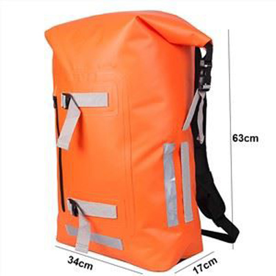 Orange Waterproof Backpack